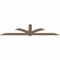 Ekena Millwork Redmond Smooth Timber Gable Bracket, Douglas Fir, 108"W x 27"H x 1 1/2"D x 5 1/2"F, 6/12 Pitch GBW108X27X0206RED00SDF - alternate 5